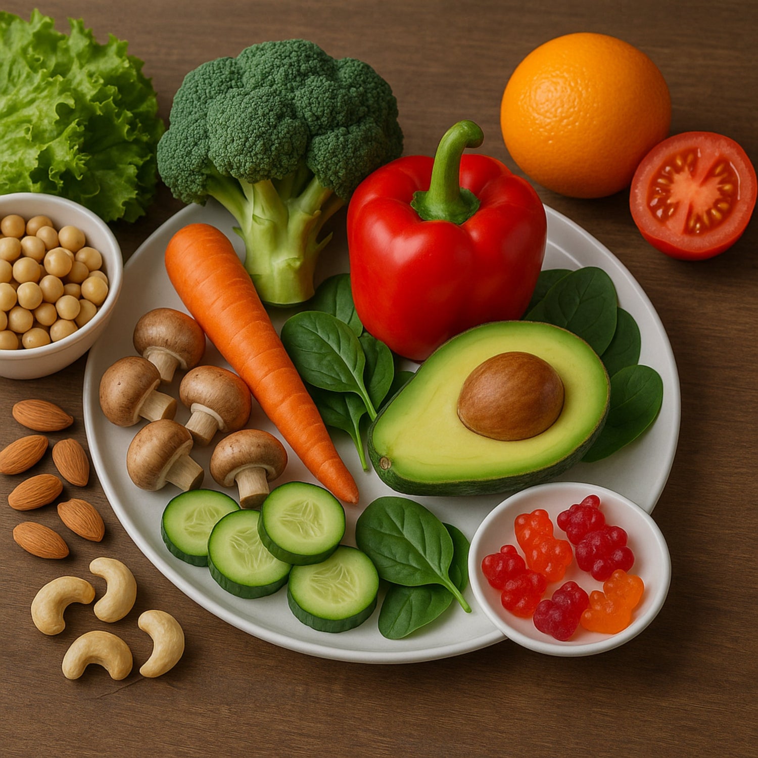 Vitamine, Mineralstoffe und Spurenelemente für Vegetarier