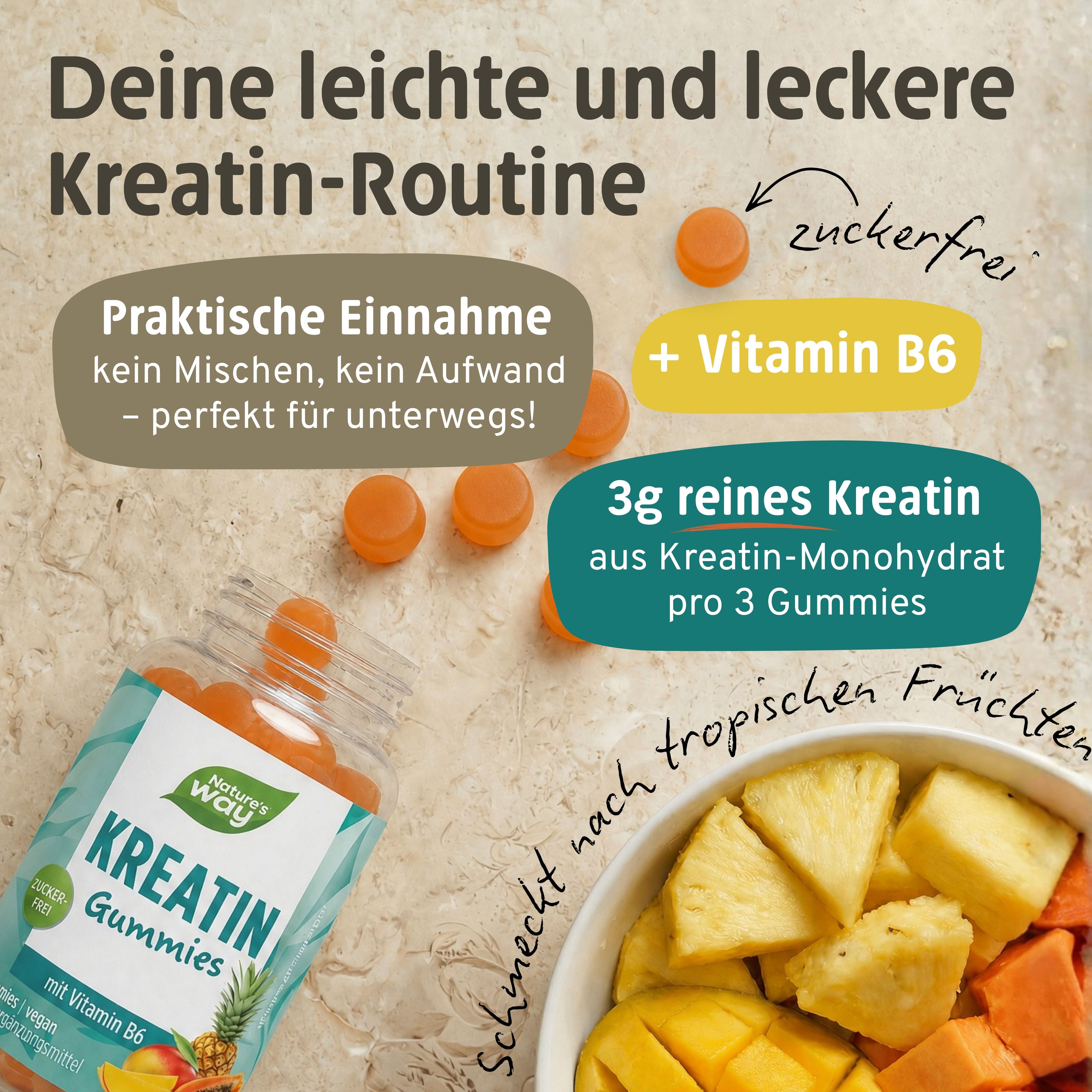 Kreatin Gummibärchen Nature's Way