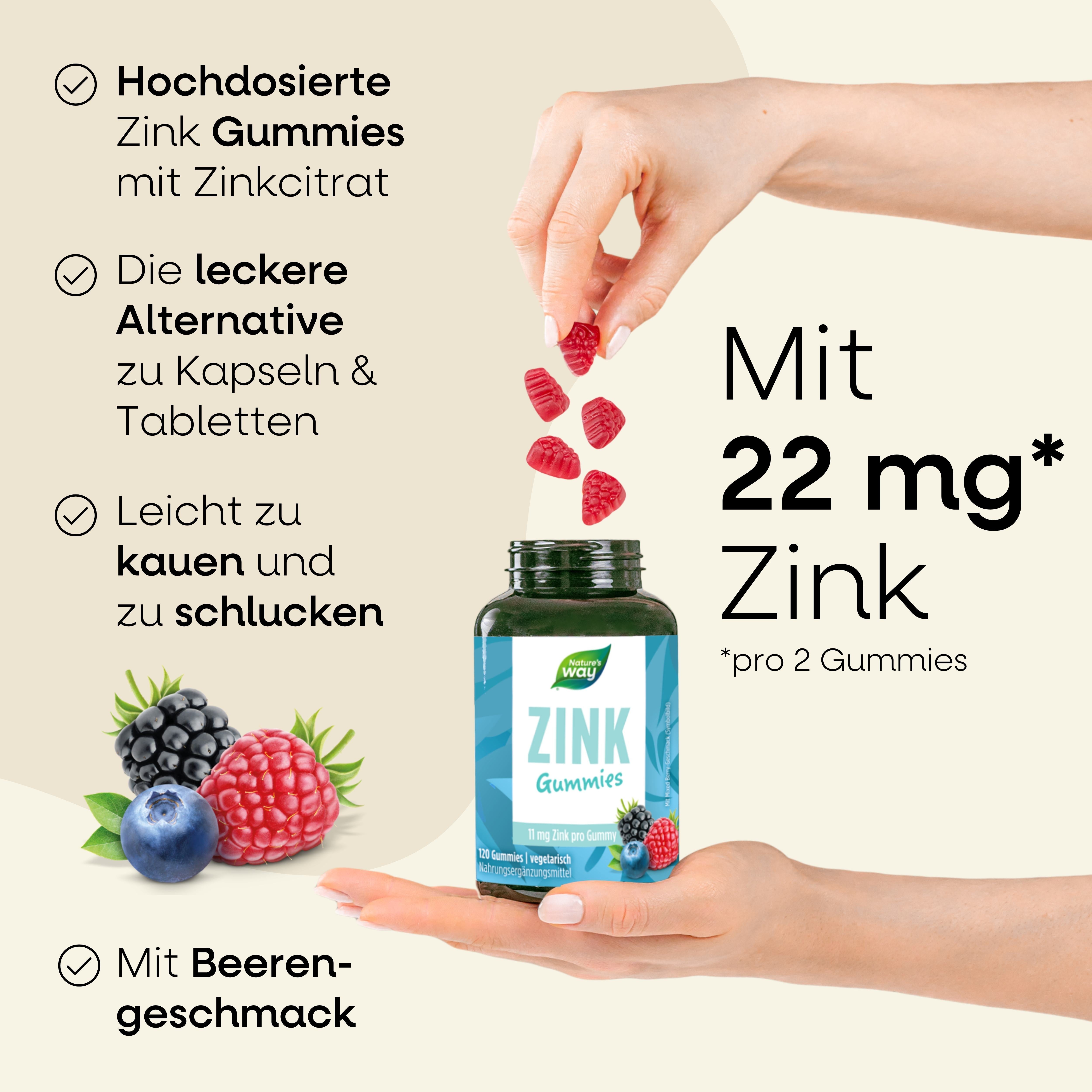 Zink Gummibärchen Nature's Way