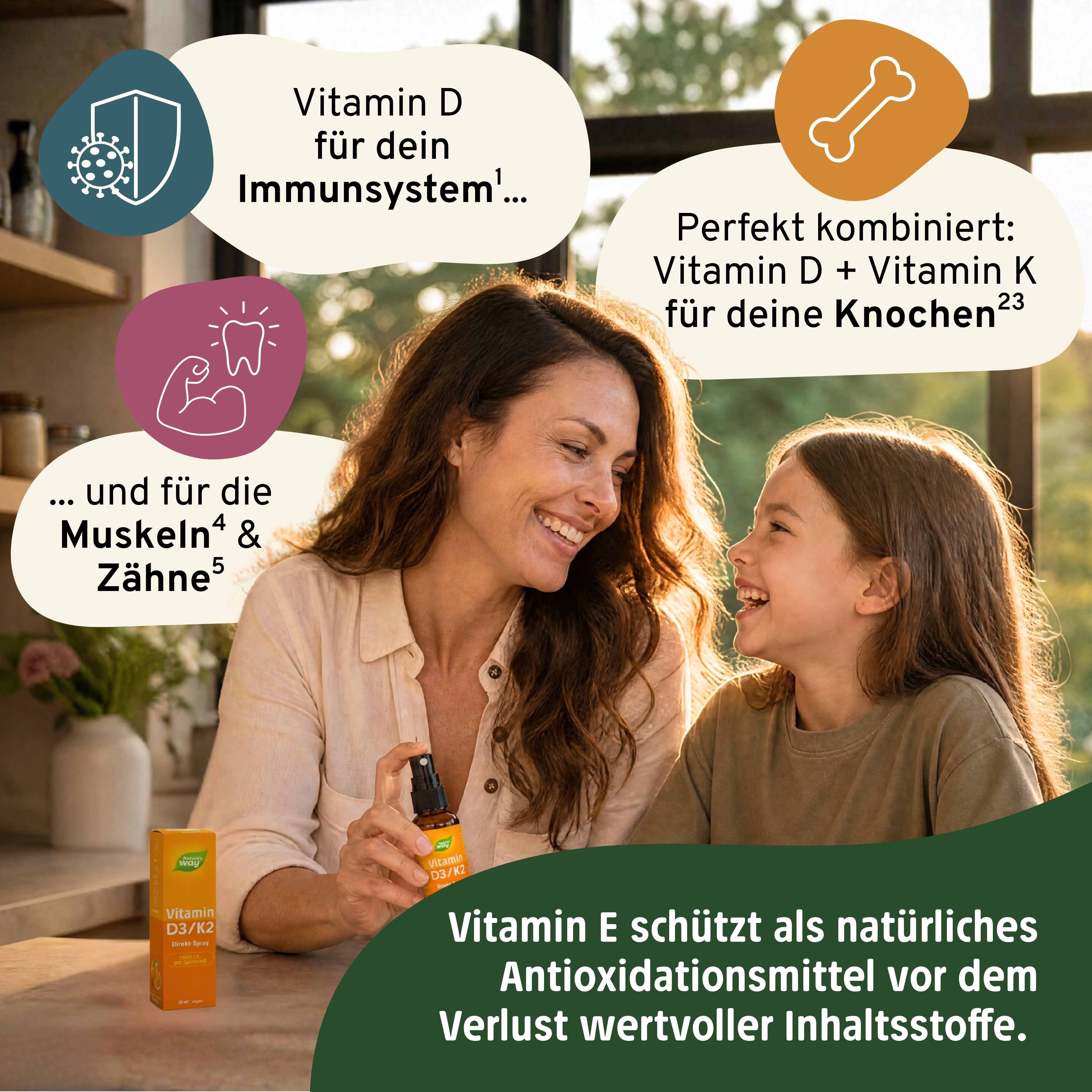 Vitamin D3 K2 Nature's Way