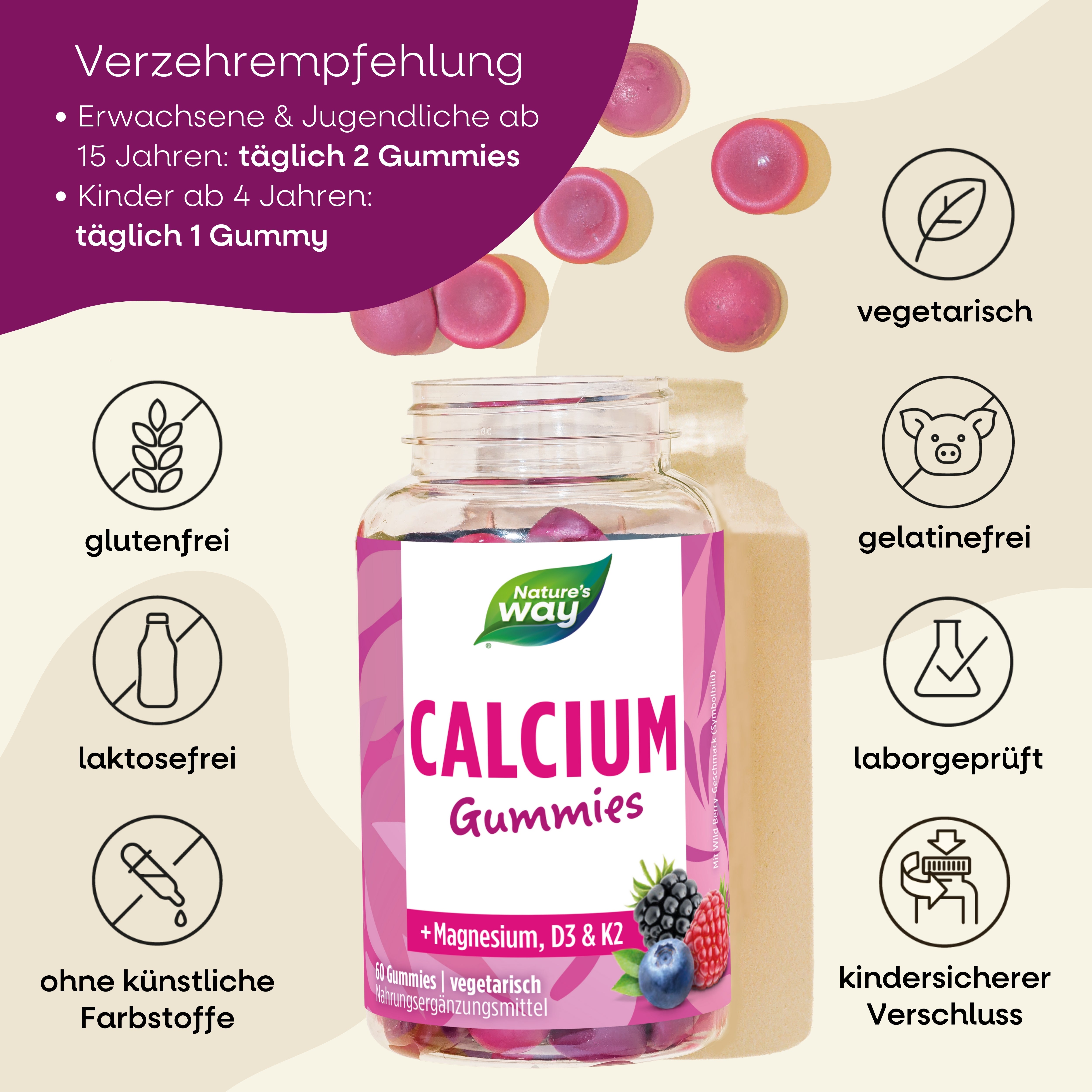 Calcium Gummibärchen Nature's Way