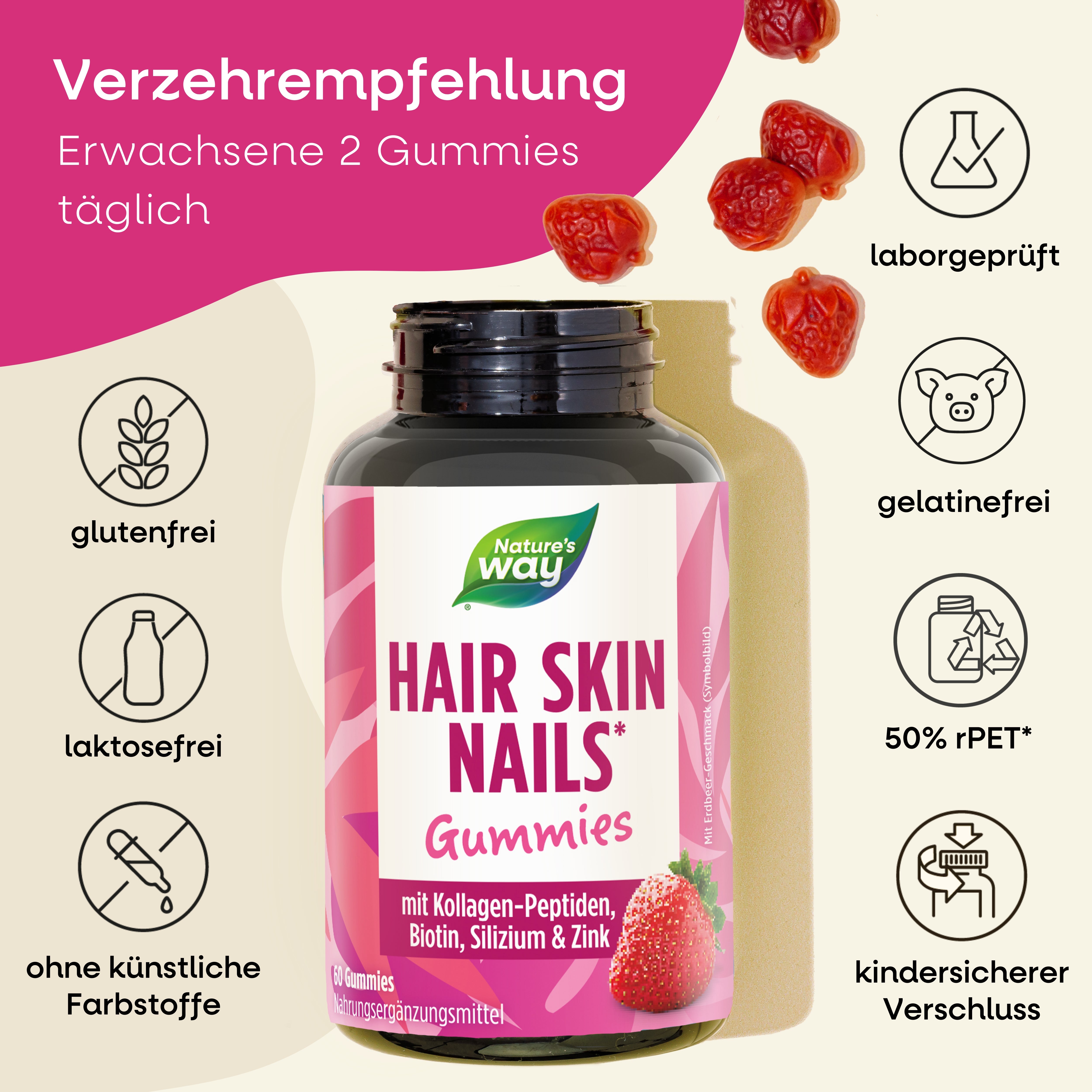 Hair Gummies Nature's Way