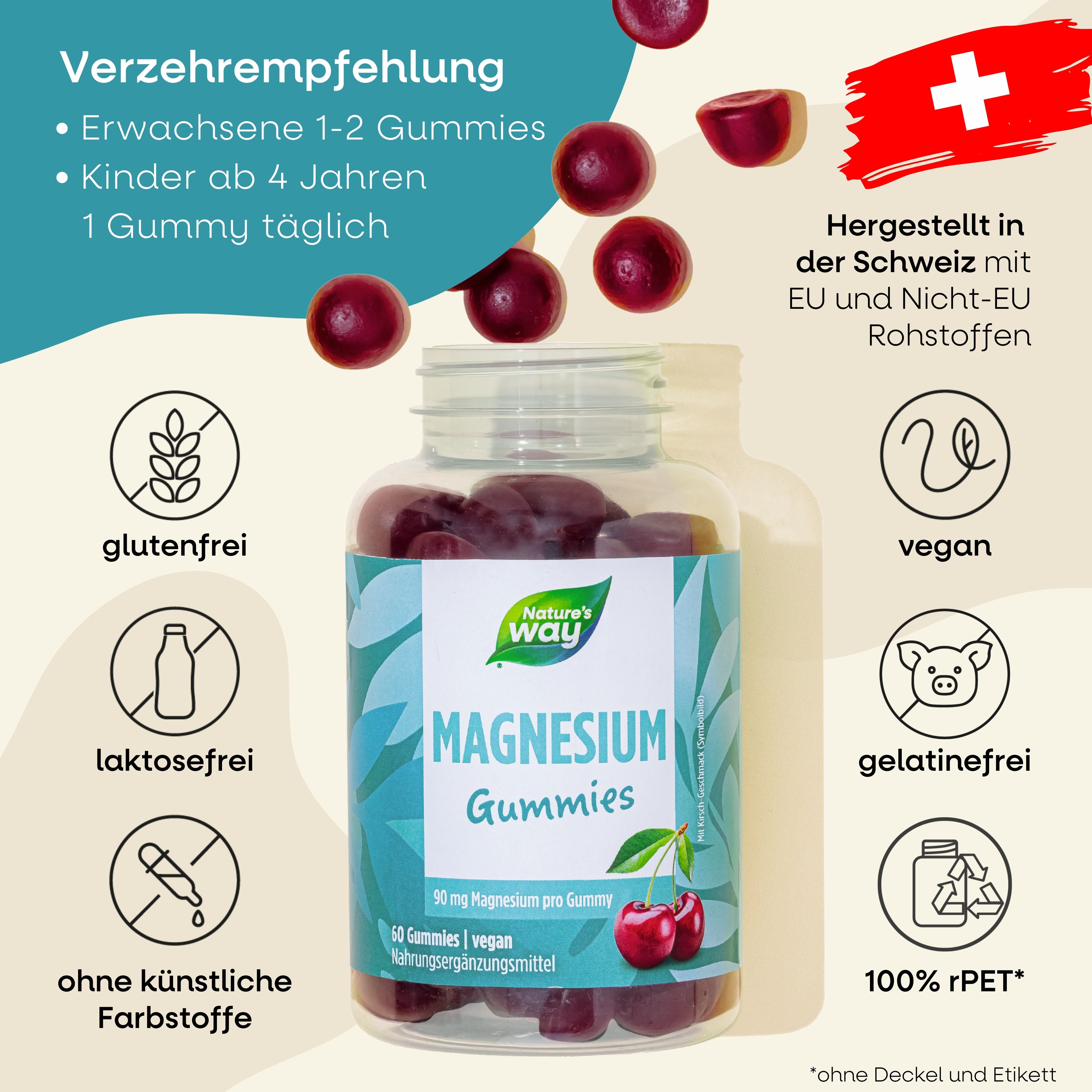 Magnesium Gummibärchen Nature's Way