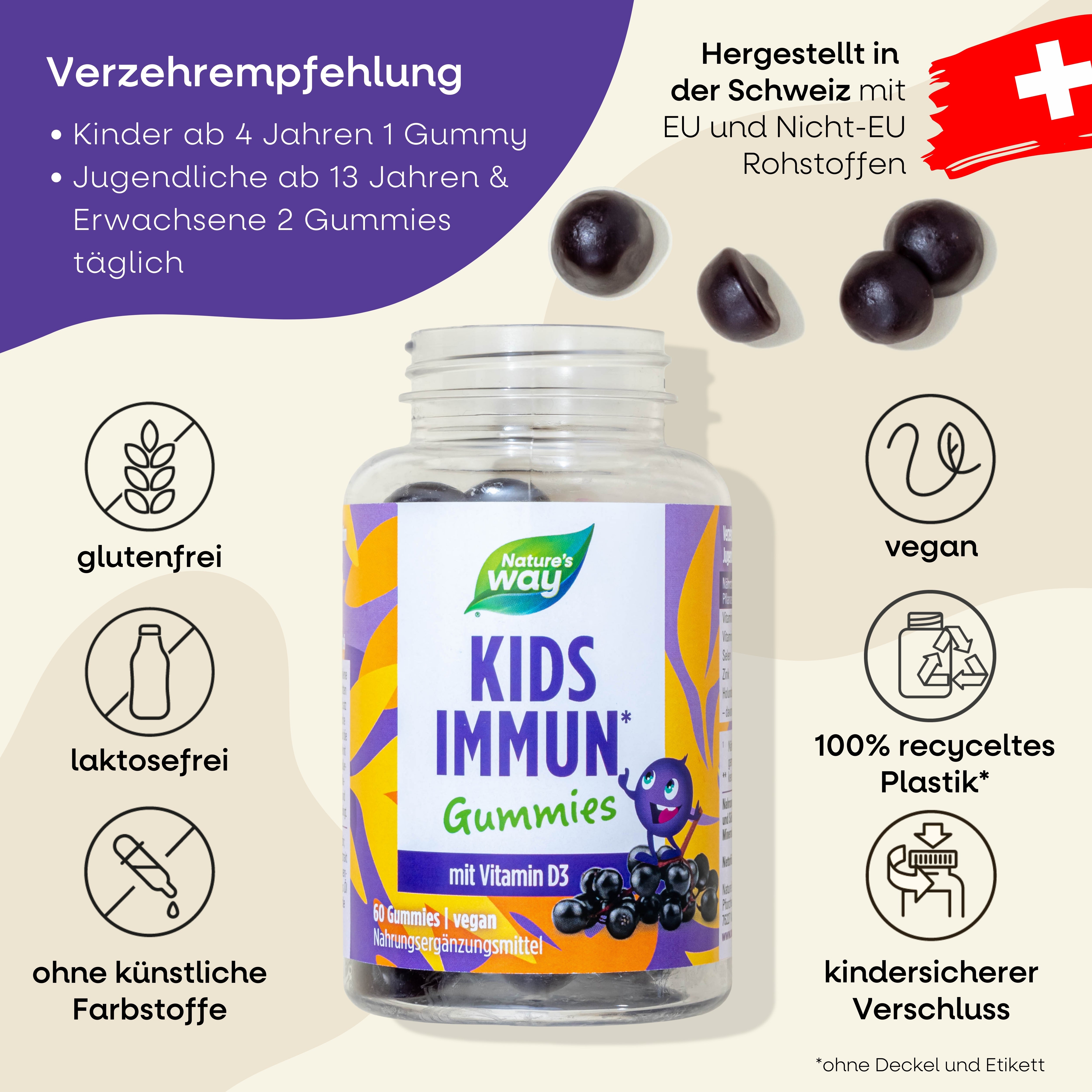 Vitamine für Kinder Immunsystem Nature's Way