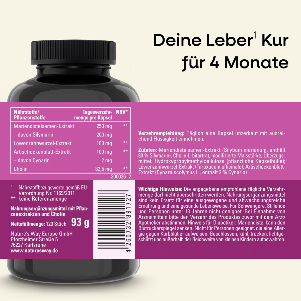 Leber mit Mariendistel Nature's Way