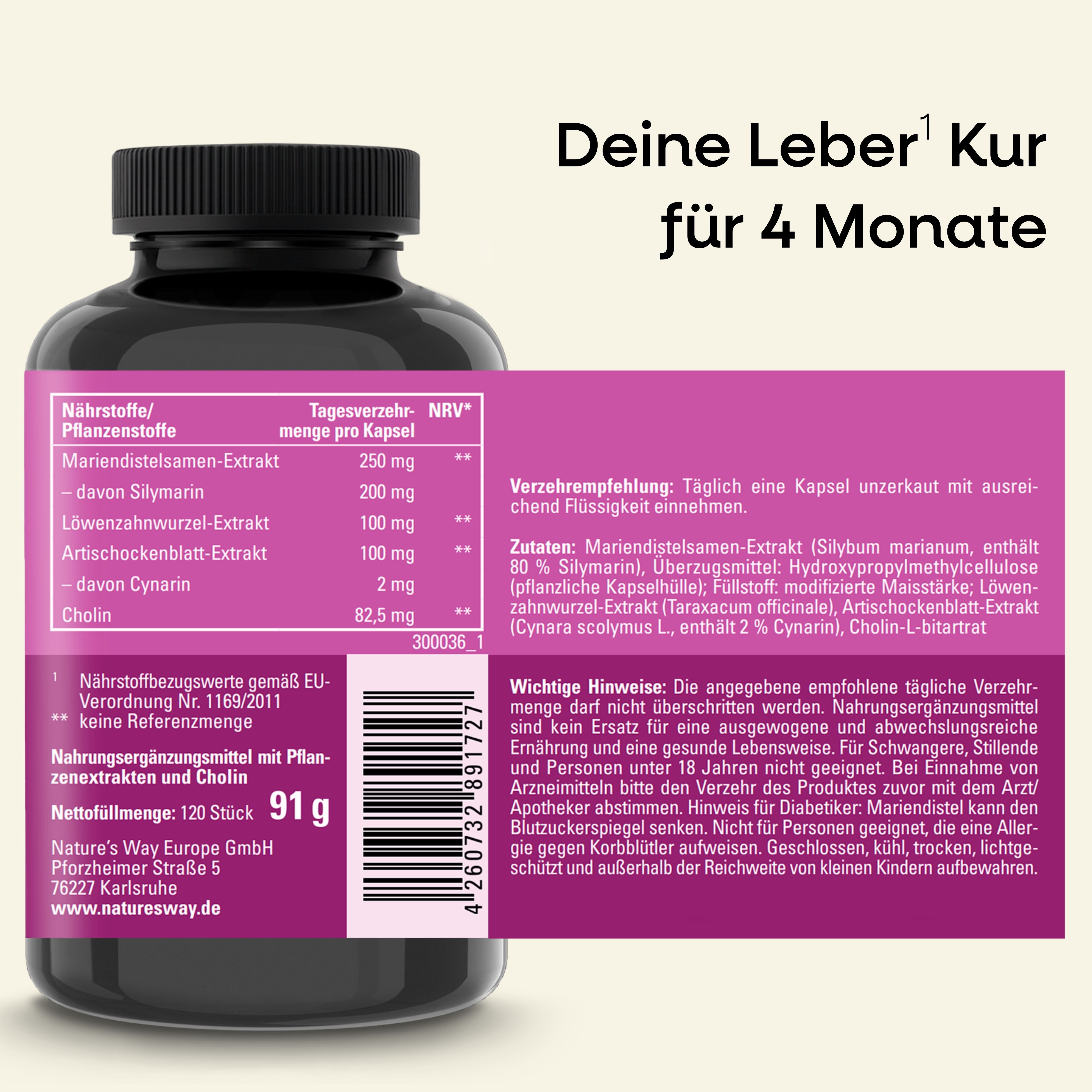 Leber mit Mariendistel Nature's Way