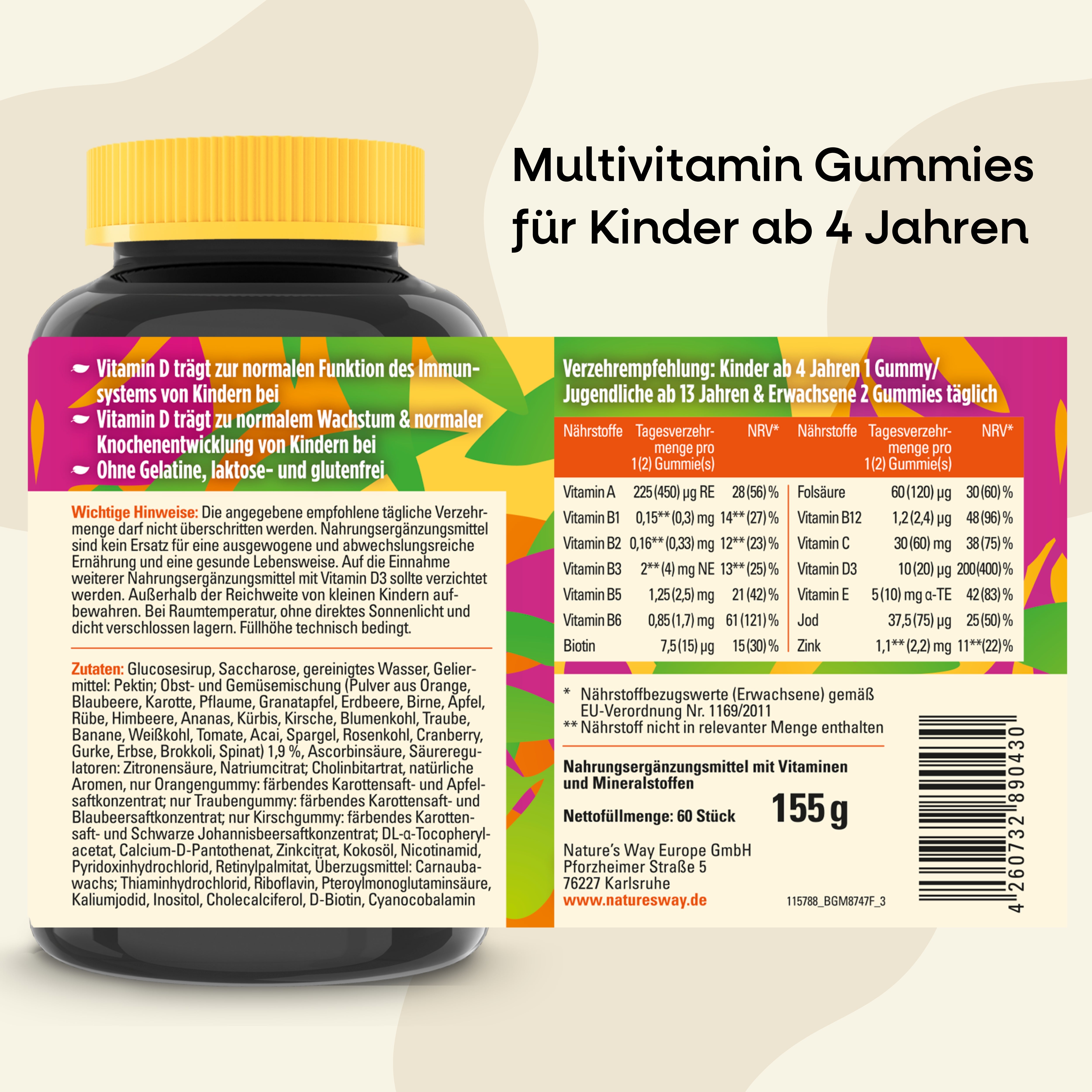 Multivitamin für Kinder Nature's Way