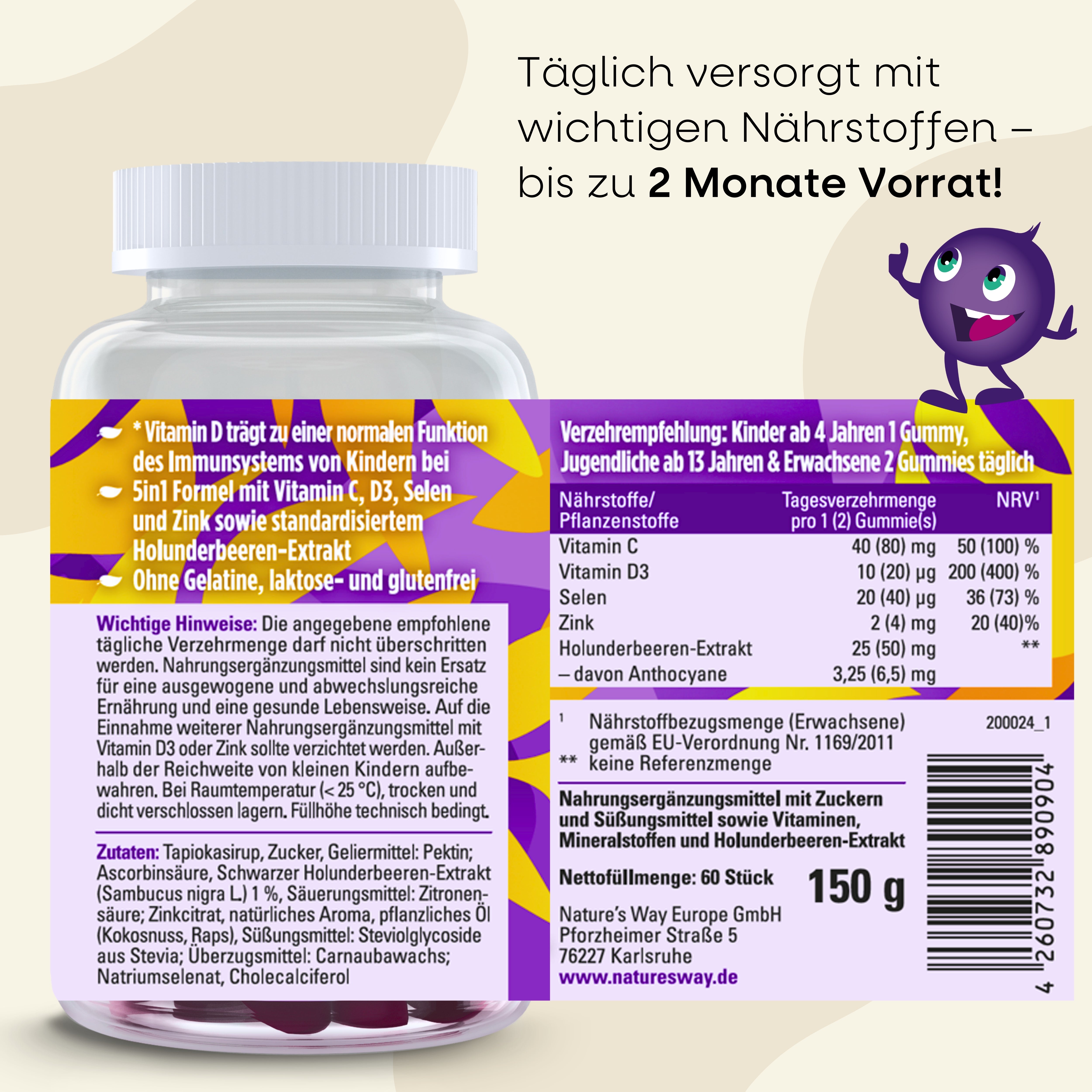 Vitamine für Kinder Immunsystem Nature's Way