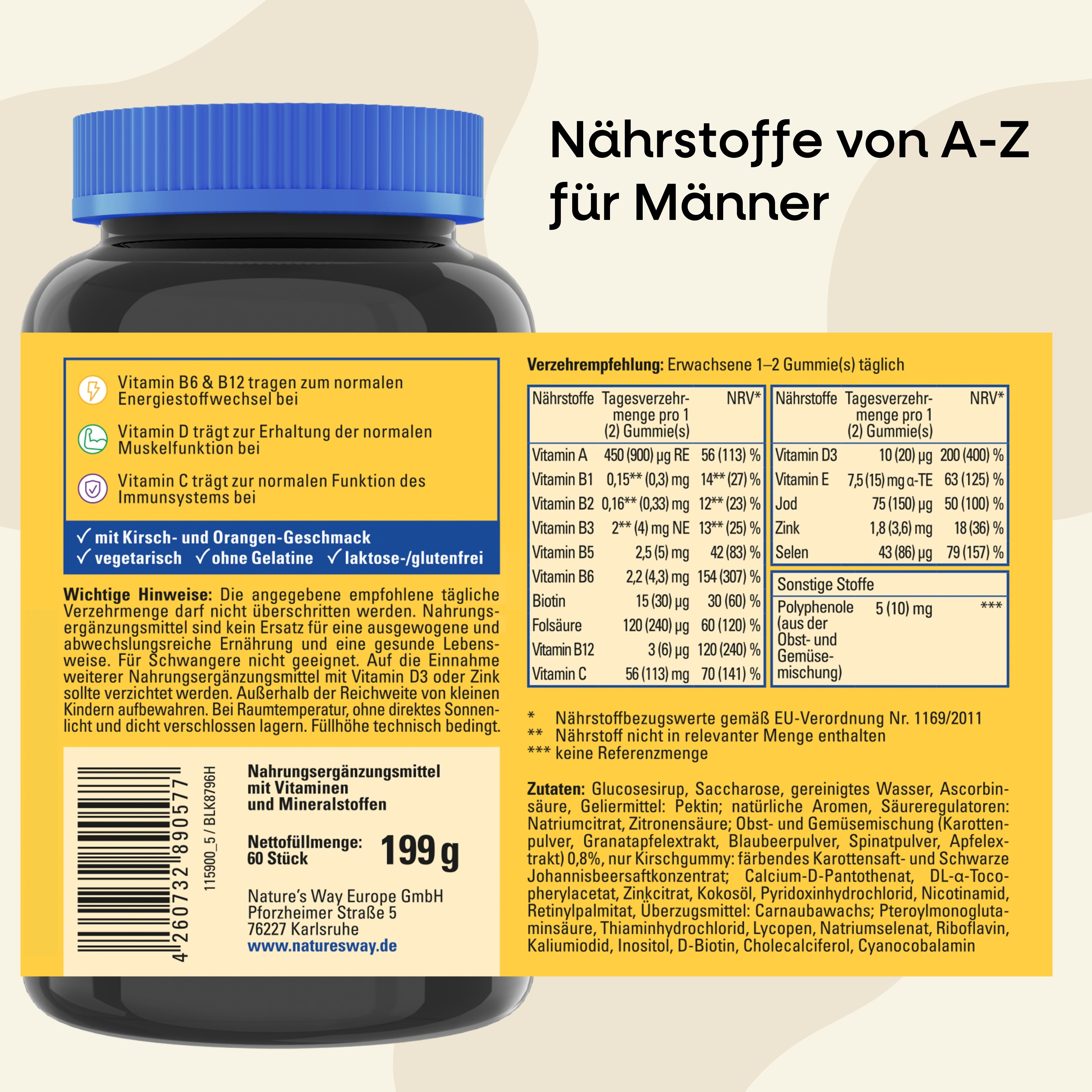 Vitamine für Männer Nature's Way