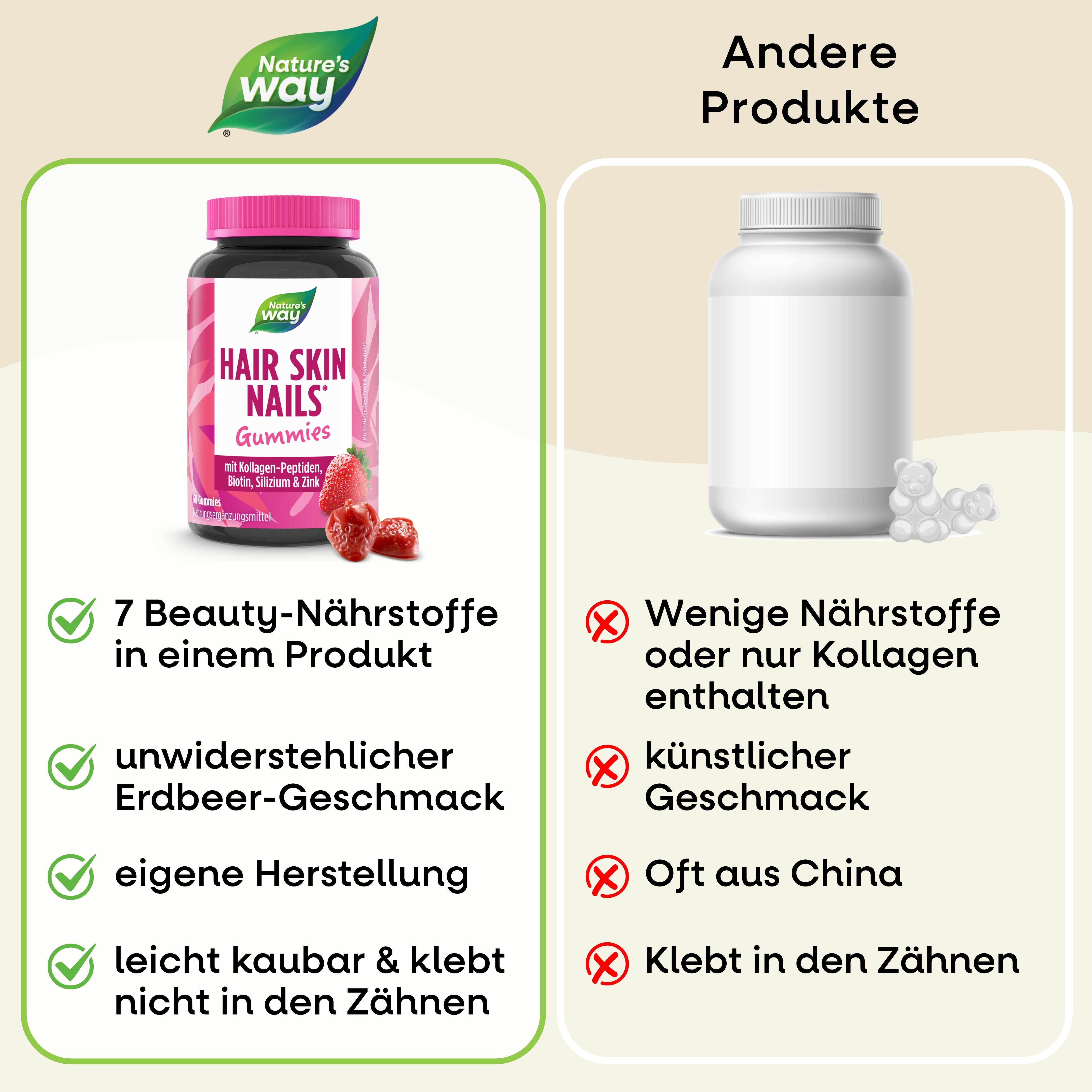 Hair Gummies Nature's Way