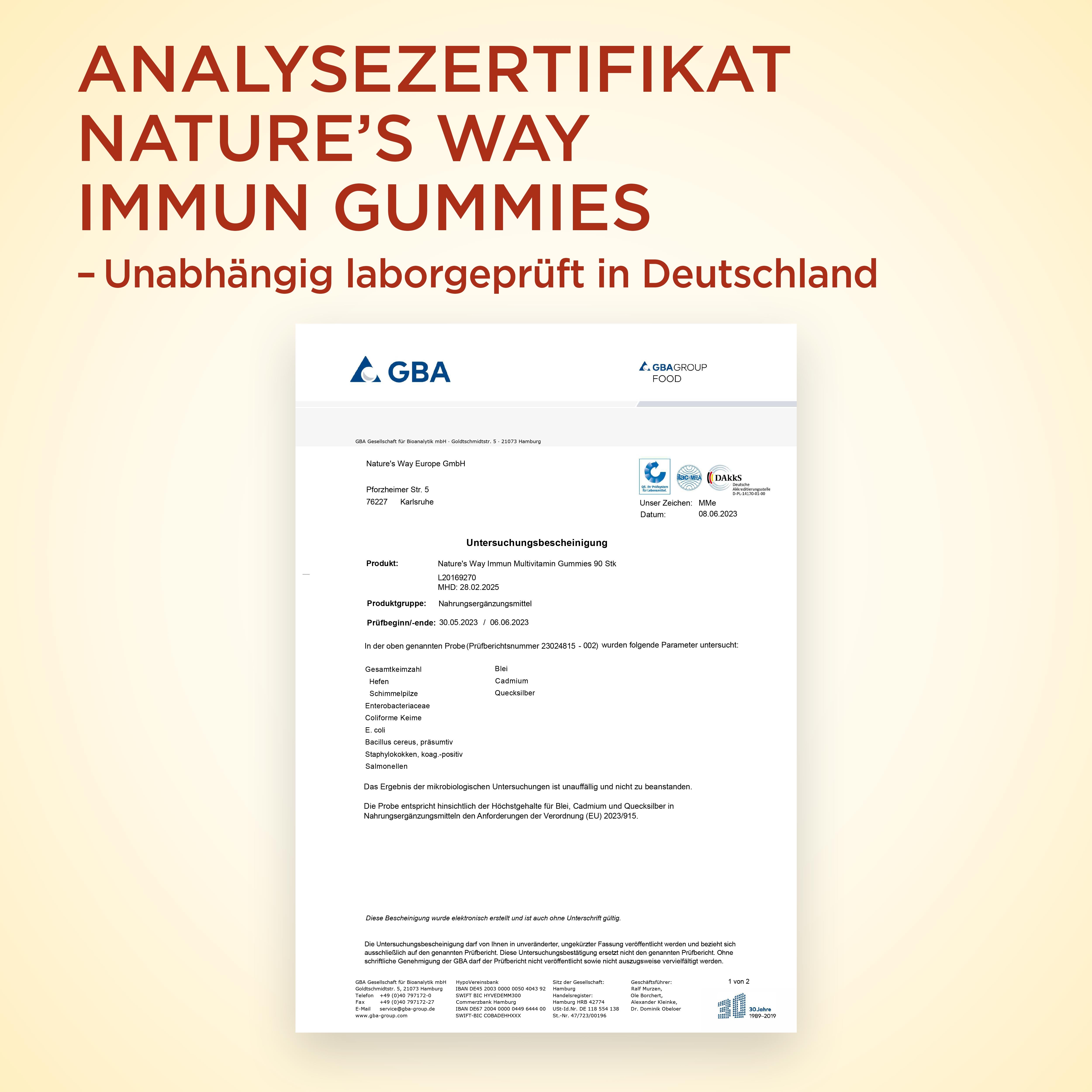 Immun Gummibärchen Nature's Way