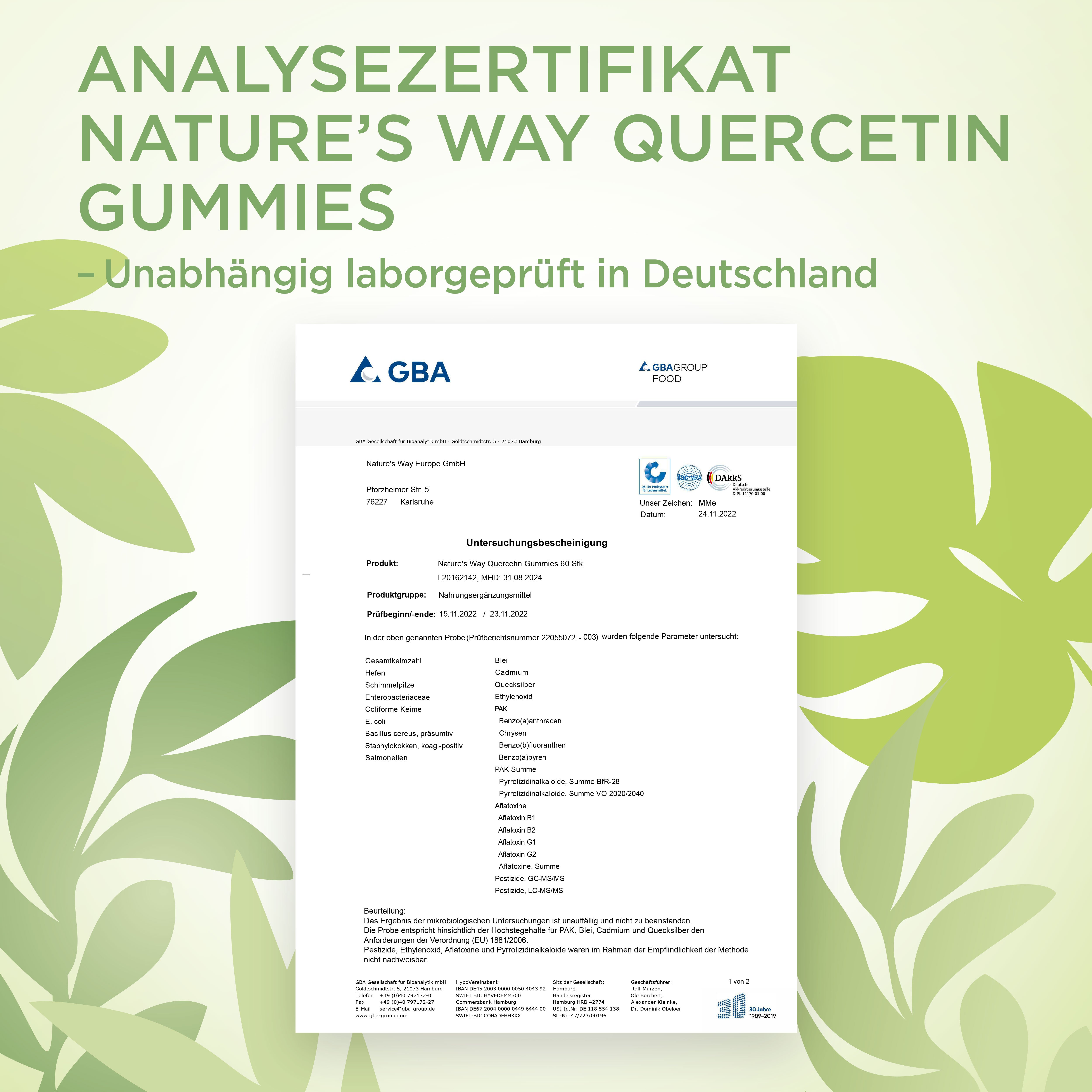 Quercetin Supplement Nature's Way