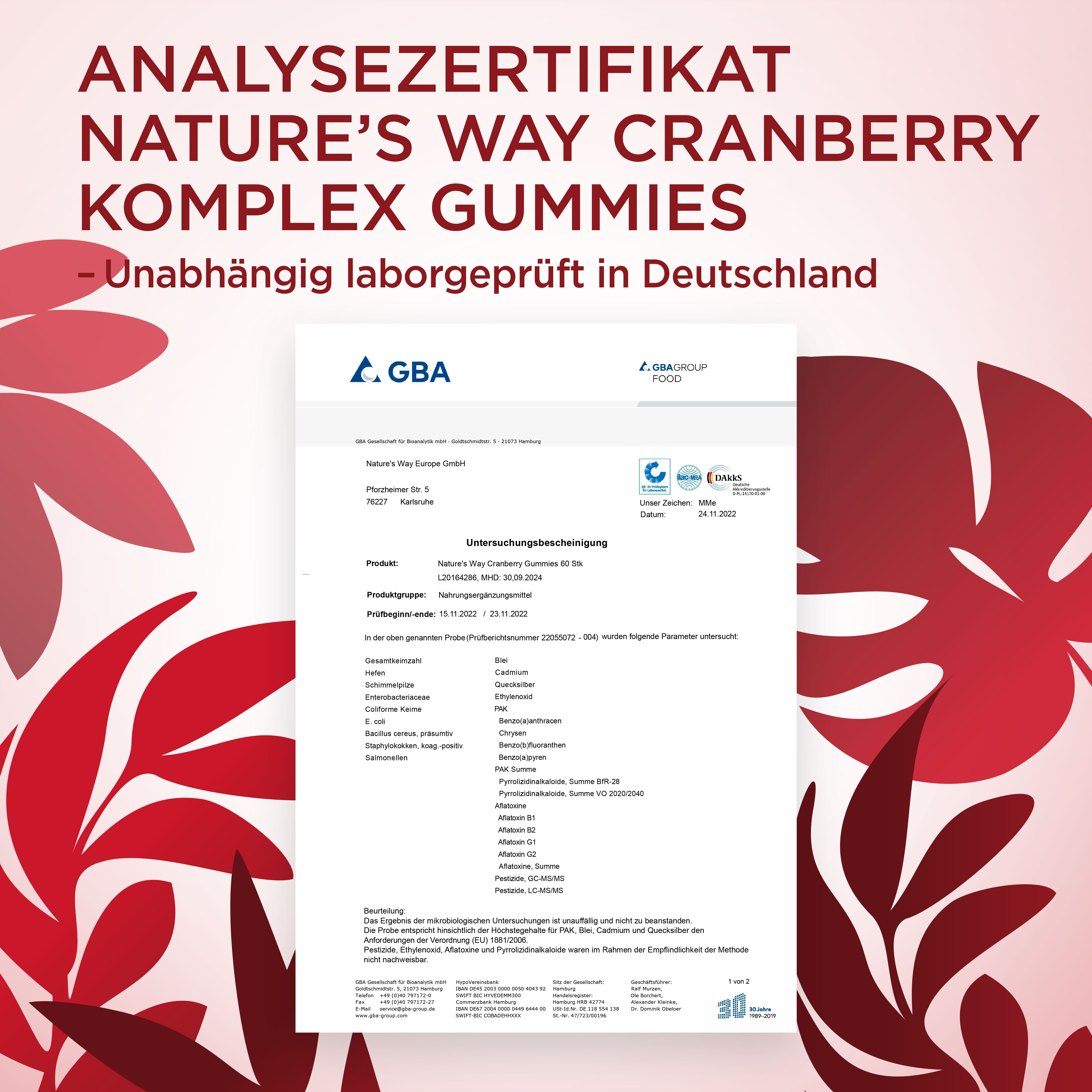 Vitamin C Cranberry Nature's Way