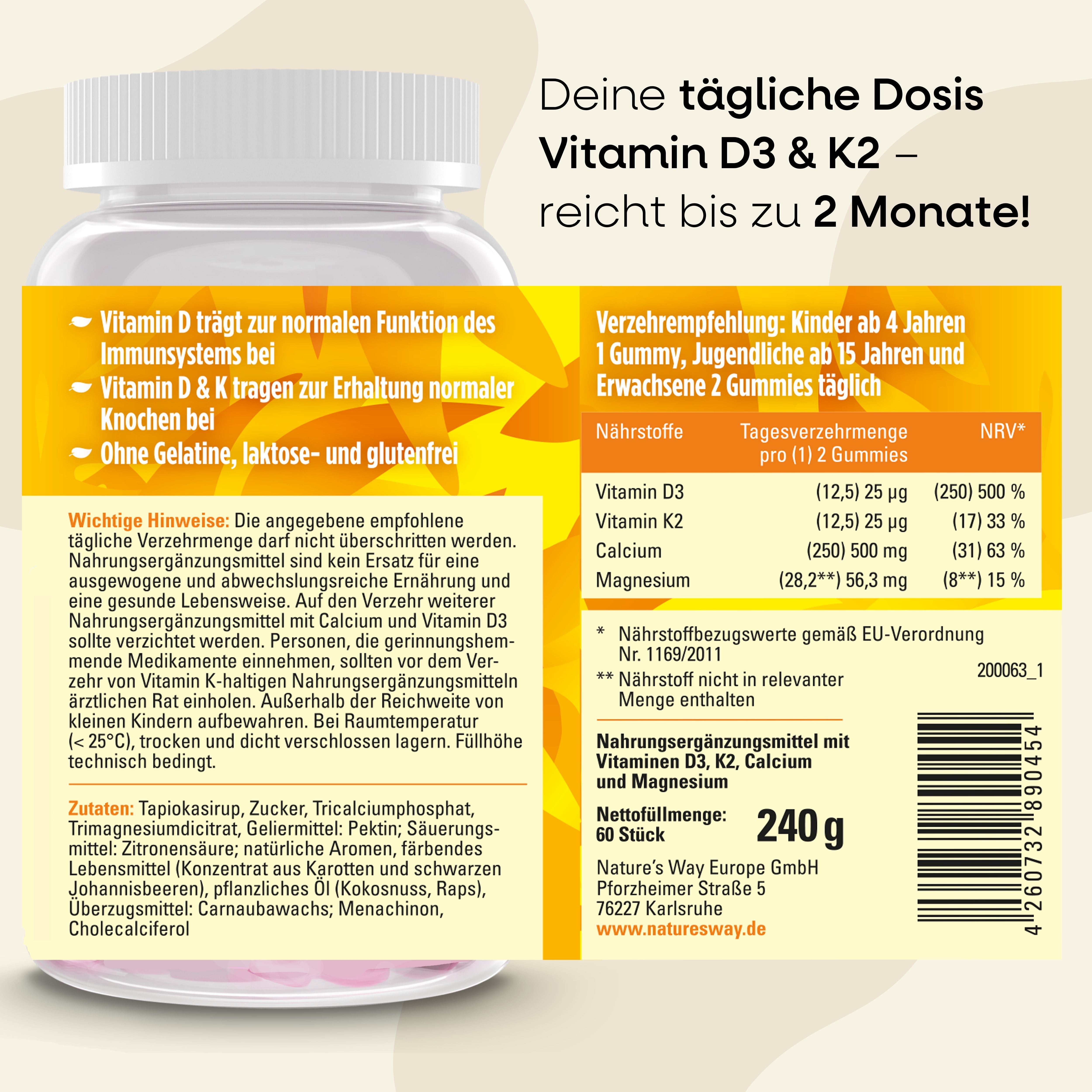 Vitamin D Gummibärchen Nature's Way