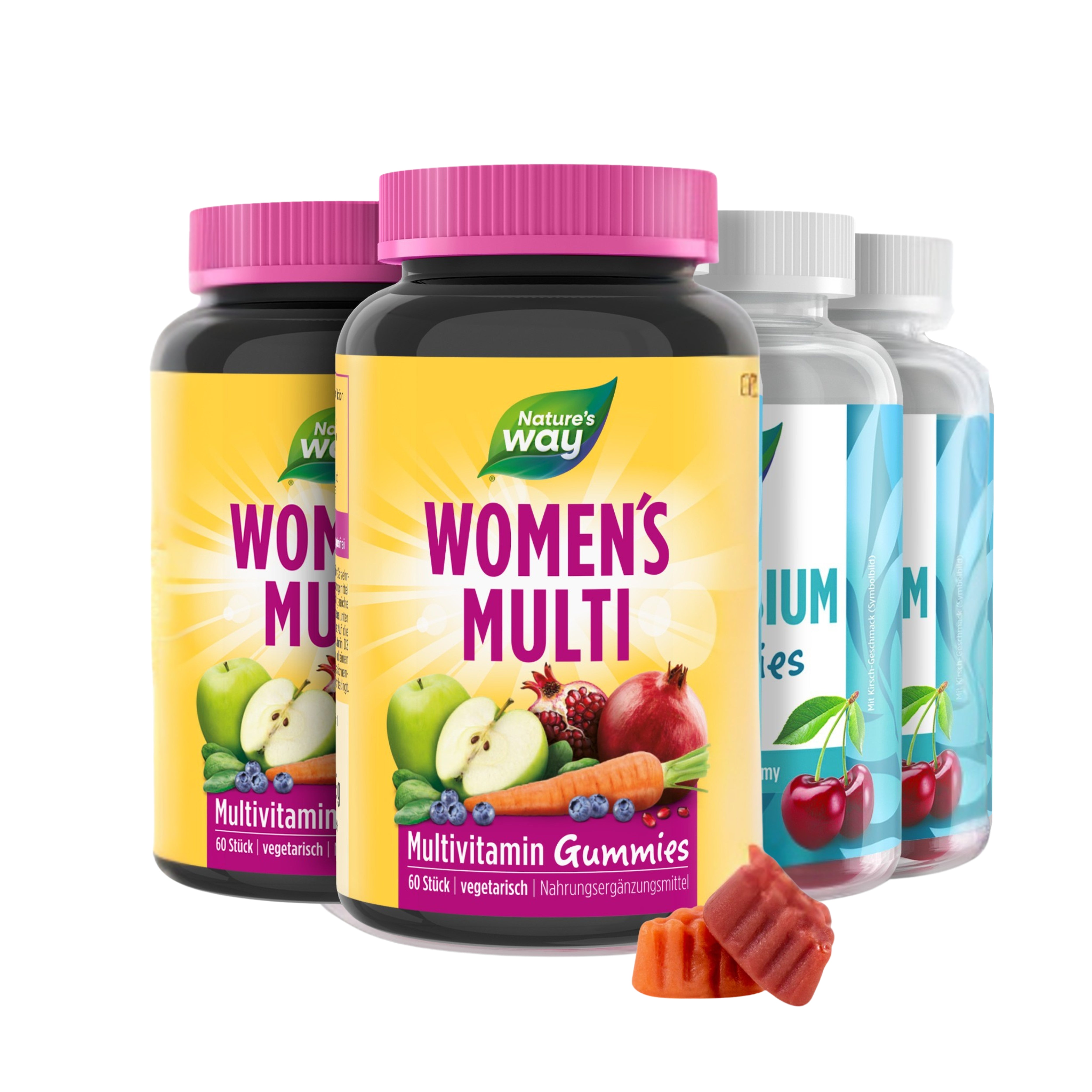 Vitamine für Frauen ab 50 I 16 Vitamine & Mineralstoffe I A-Z Multivitamin plus Magnesium I vegetarisch I 120 Stk