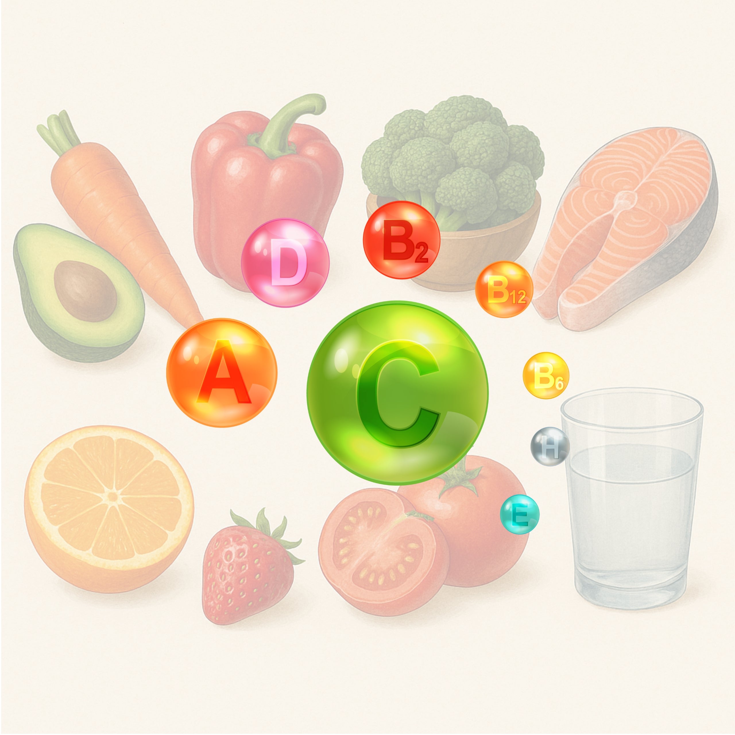 Unterschiede fettlösliche und wasserlösliche Vitamine