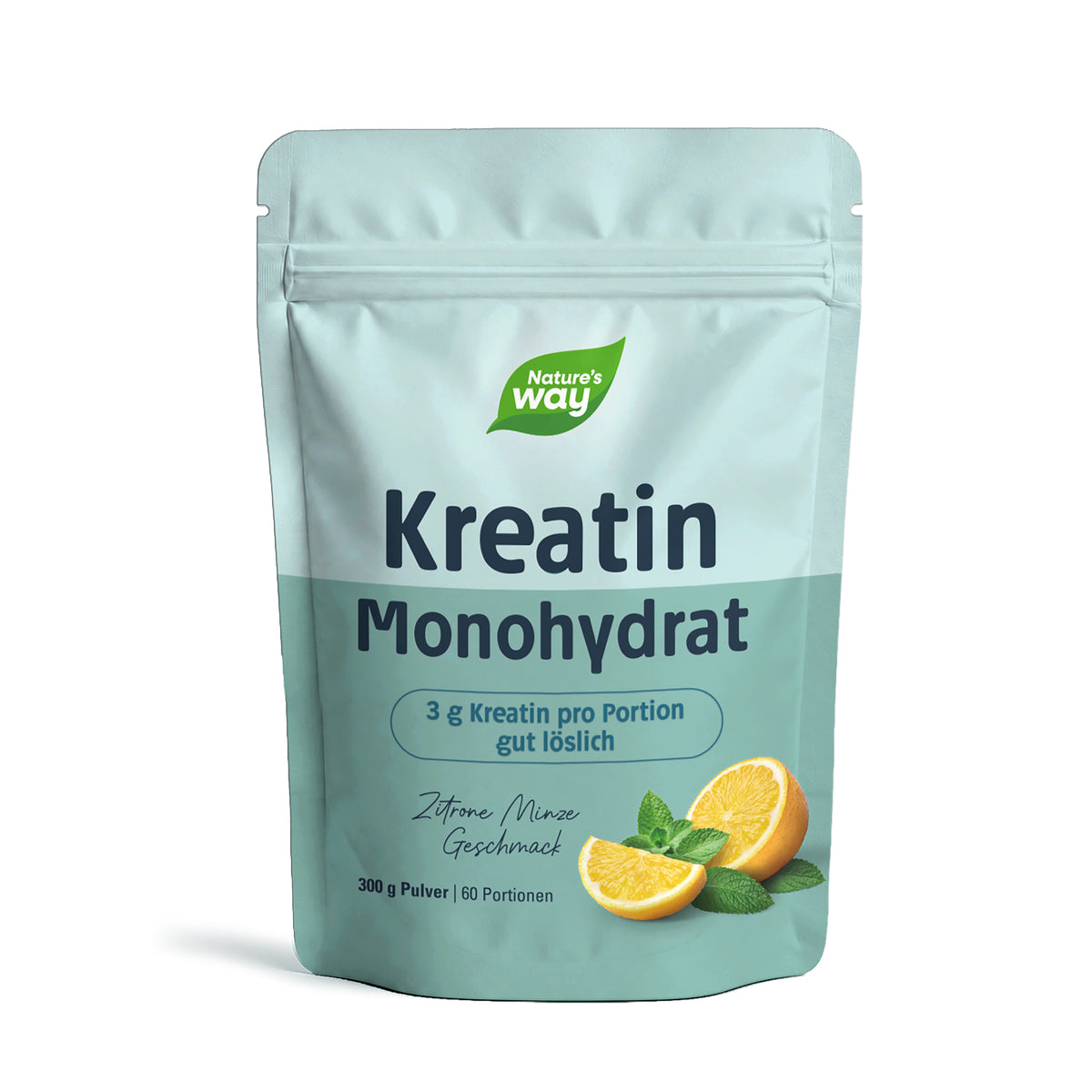 Kreatin Monohydrat Zitrone Minze Nature's Way