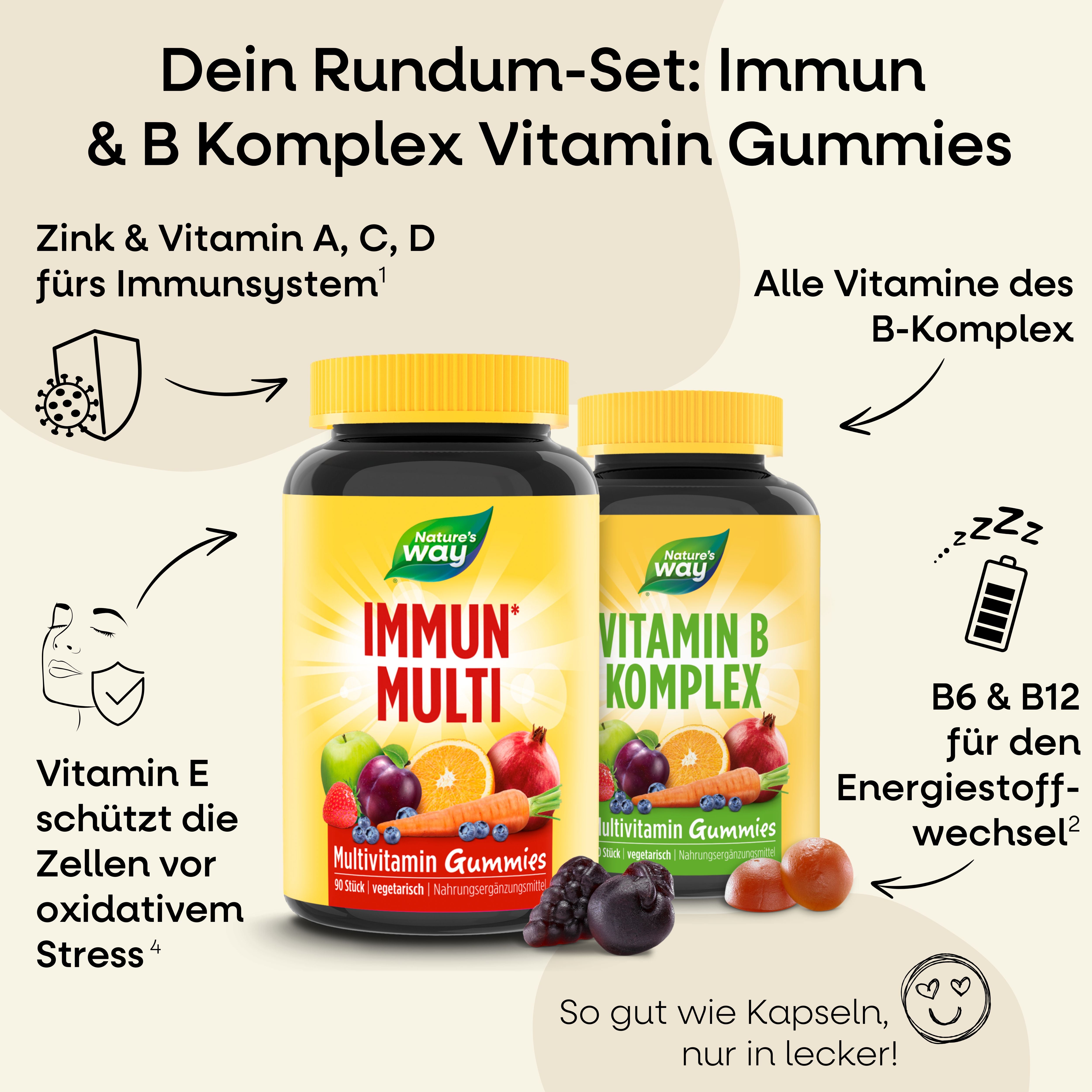 Vitamine für Energie Nature's Way
