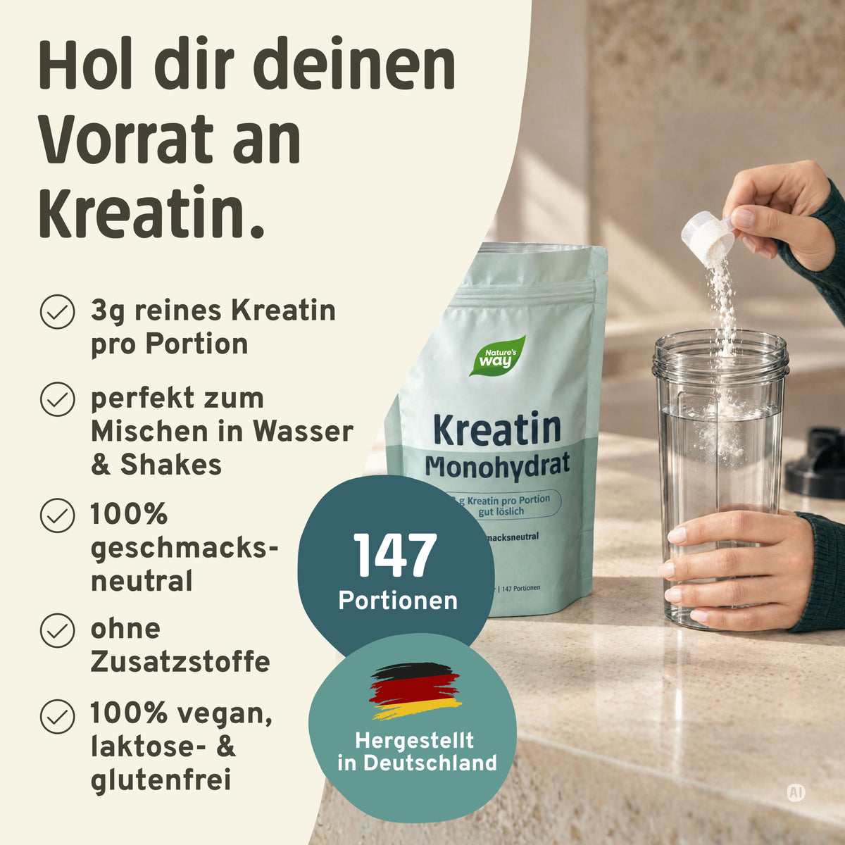 Kreatin Monohydrat Nature's Way