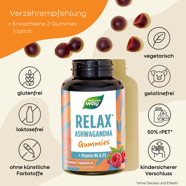 5. Bild von Relax Ashwagandha Gummies - 3 Dosen