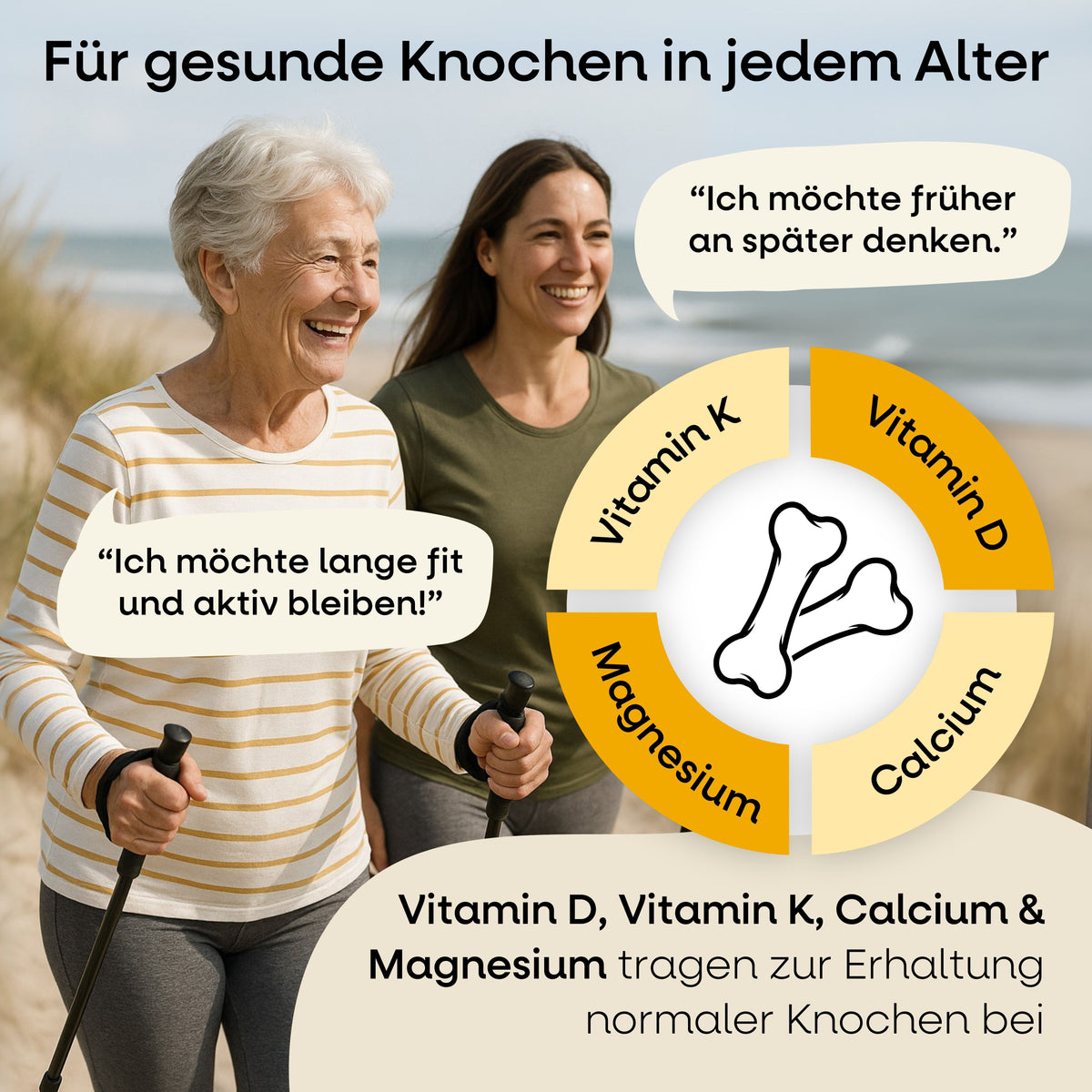 Vitamin D Gummibärchen I 25 µg Vitamin D3 I 25 µg Vitamin K2 I 60 Stk