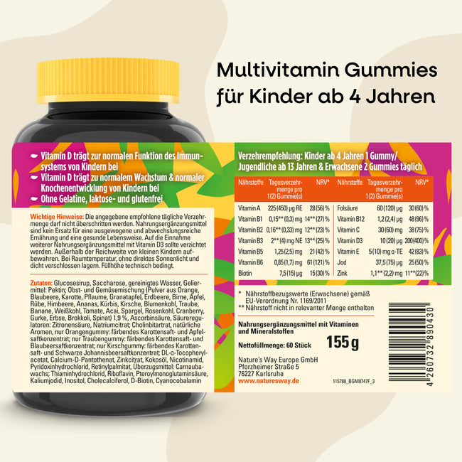 6. Bild von Kids Multi Gummies - 1 Dose