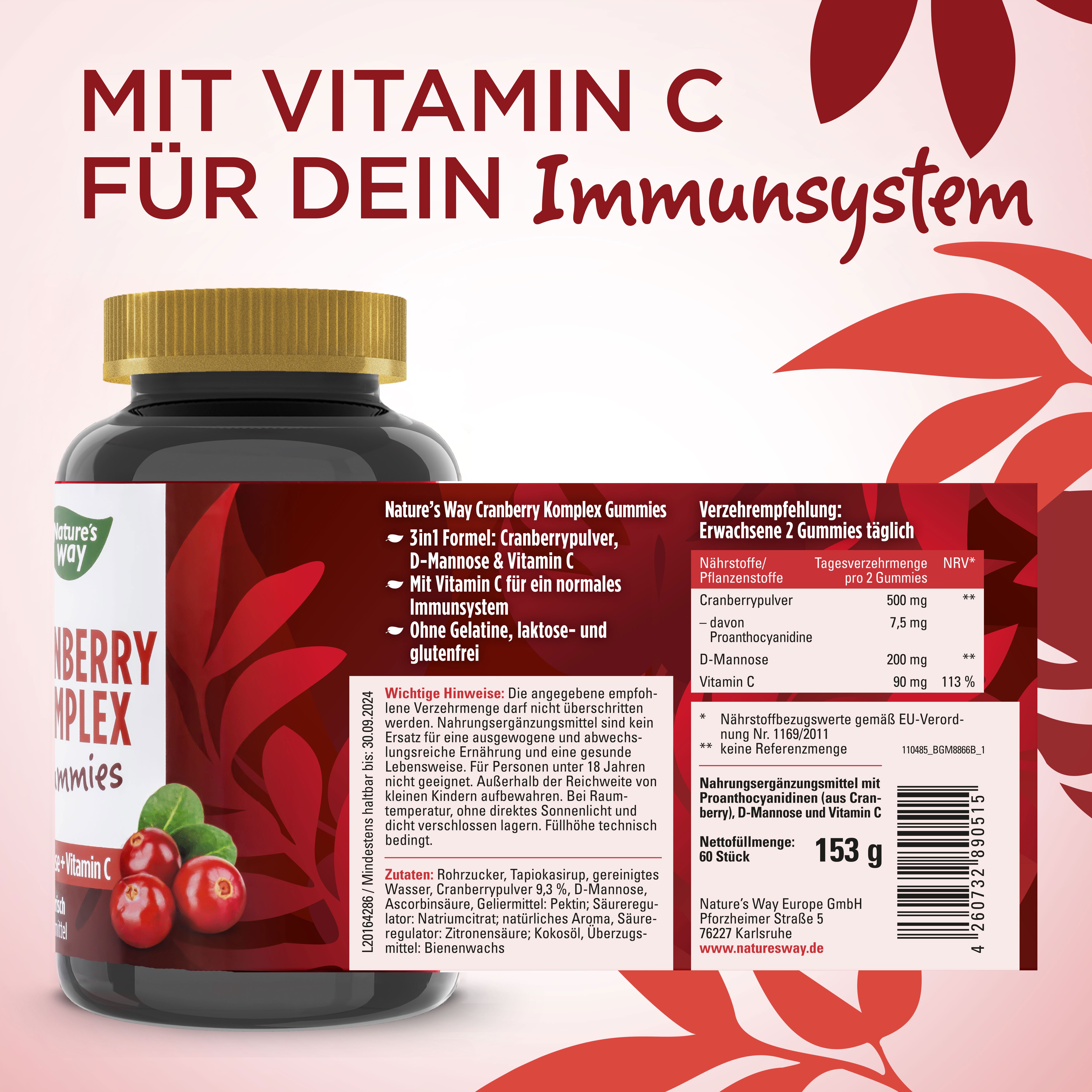 Vitamin C Cranberry Nature's Way