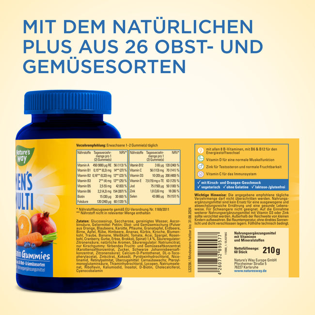 6. Bild von Men’s Multi Multivitamin Gummies - 3 Dosen