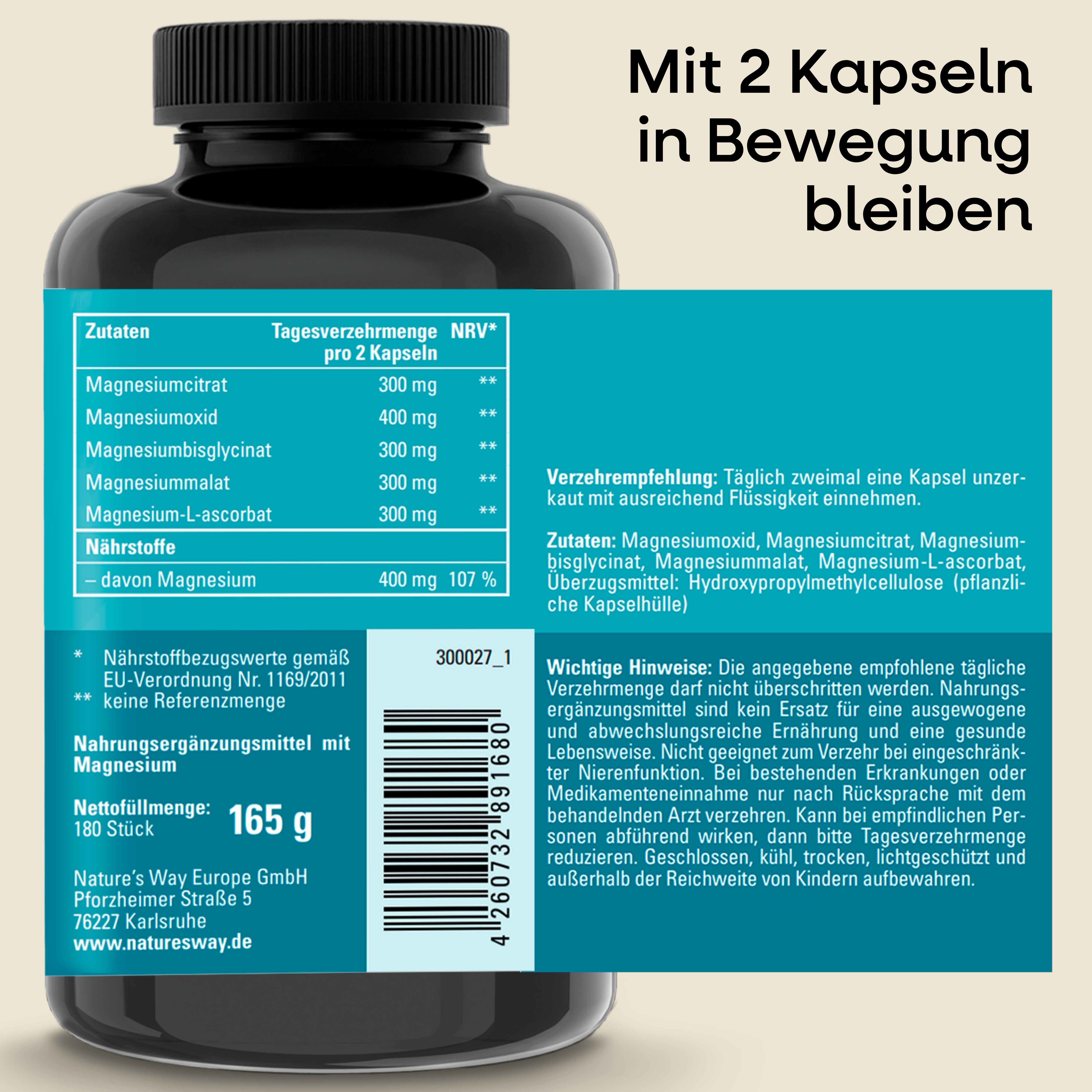 Magnesium Komplex Kapseln Nature's Way